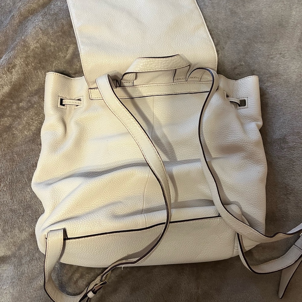 kate spade Cream Leather Backpack with Tassel - Picture 3 of 3